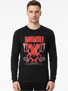 SOUNDGARDEN | Rare Long Sleeve Kwanzachrismahanukkahmas Shirt Men’s Size Medium